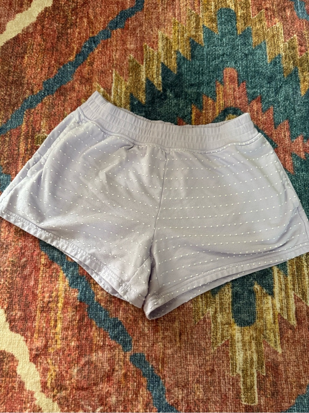 aerie Lavender Dot Knit Shorts
